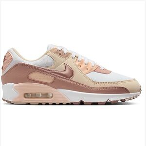 Nike Women's Air Max in White, Blush & Rose Metallic